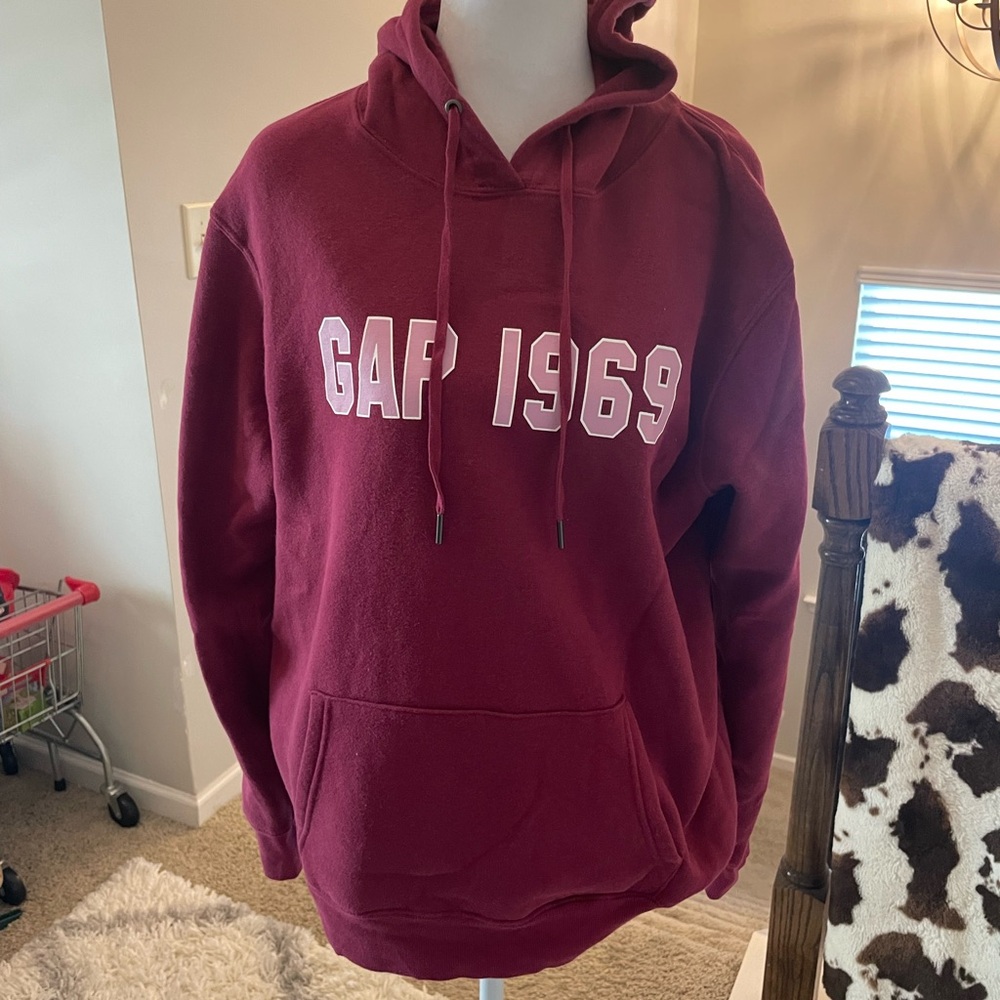 GAP Deep Red Hoodie